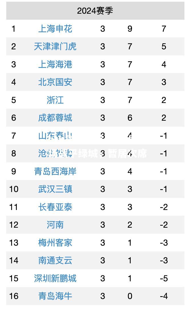 鲁能客场战平绿城，暂居次席